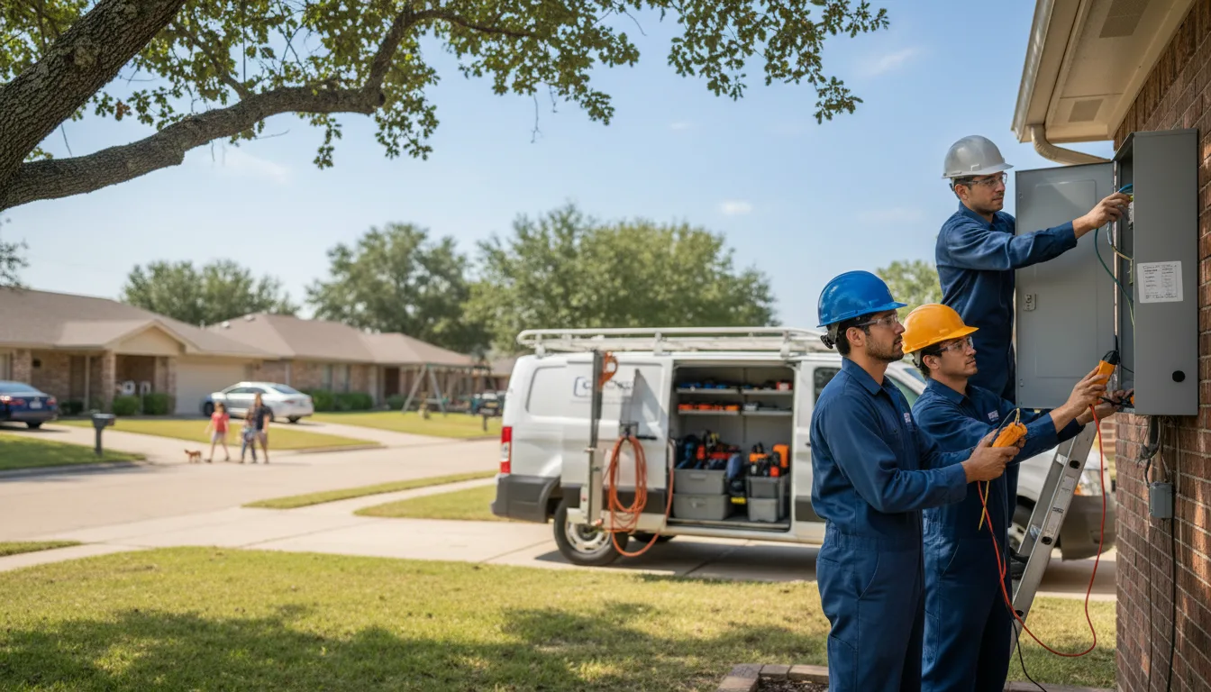 Certified electrician providing emergency electrical services in Midnight, MS